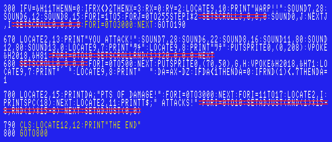 modification for msx1